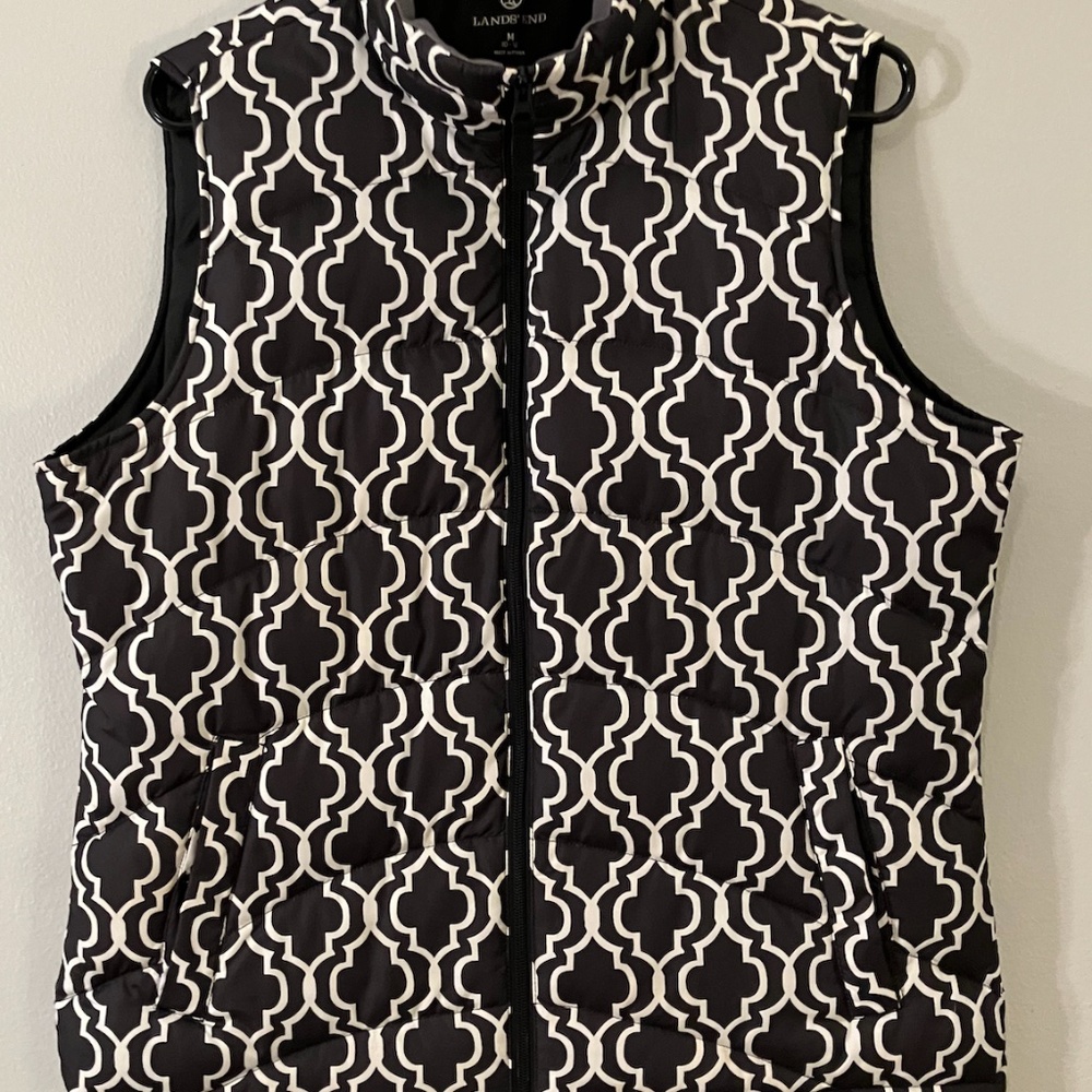 Land's End Woman's Vest Down Size Medium